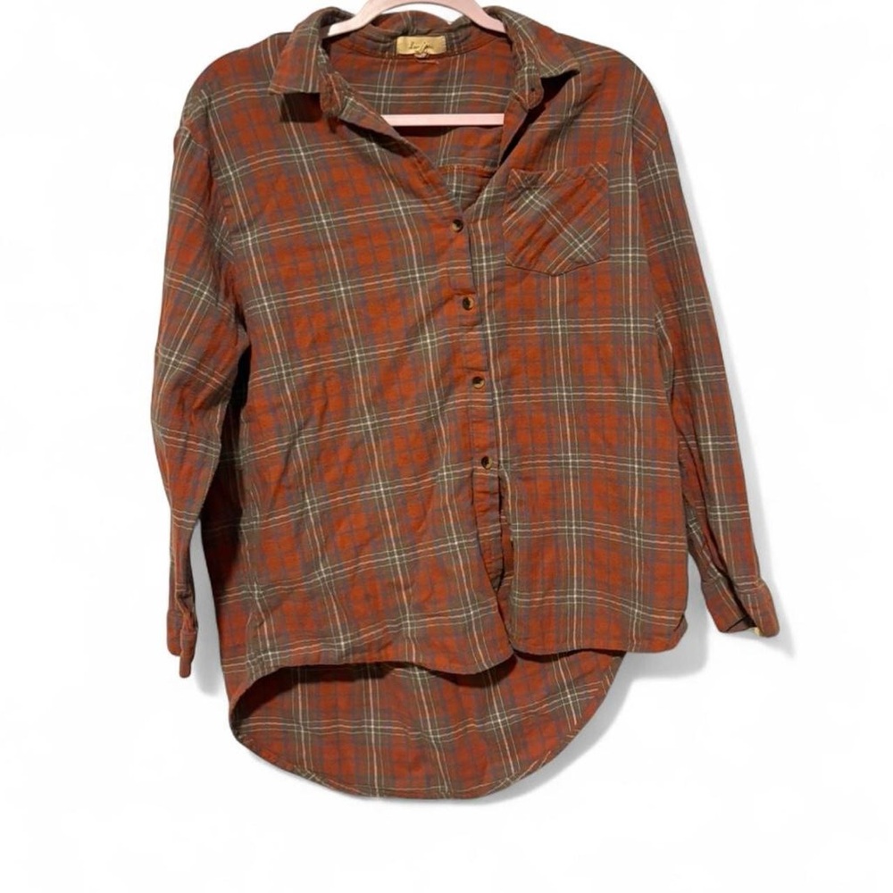 Loose fit oversized flannel so soft‎ and comfy large